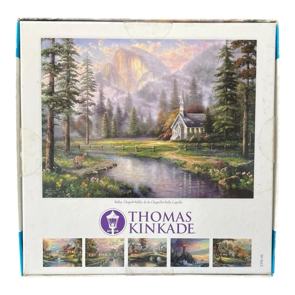 Valley Chapel Thomas Kinkade by Ceaco 1000 Piece‎ Jigsaw Puzzle